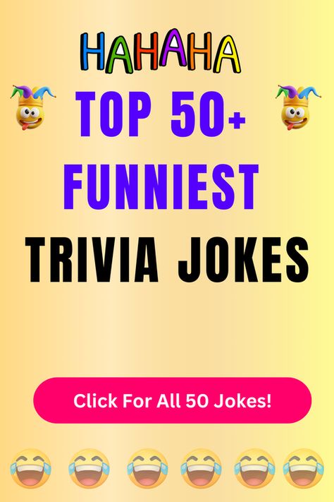 Check Out The Top 50+ Funny Trivia Jokes And Puns. Click For All 50+ Hilarious Trivia Jokes! Adult Jokes Hilarious Funny, Psychology Puns, Irish Puns, Joke Of The Day Funny, Jokes Hilarious Funny, Irish Jokes, Jokes And Puns, Funny English Jokes, Funny Anecdotes