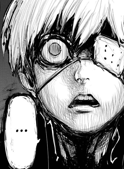 Tokyo Ghoul Manga Art, Tokyo Ghoul Panels, Kaneki Ken Drawing, Tokyo Ghoul Manga Panels, Horror Reference, Sui Ishida Art, Horror Ideas, Sasaki Haise, Manga Art Style