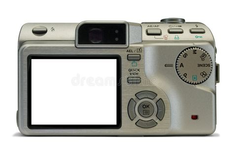 Compact digital camera, empty display. Isolated on white background, clipping pa #Sponsored , #Sponsored, #ad, #camera, #Compact, #display, #empty Digital Camera Frame, Camera Frame Template, Camera White Background, Camera Png, Story Stickers, Big Camera, White Camera, Camera Frame, Empty Frames