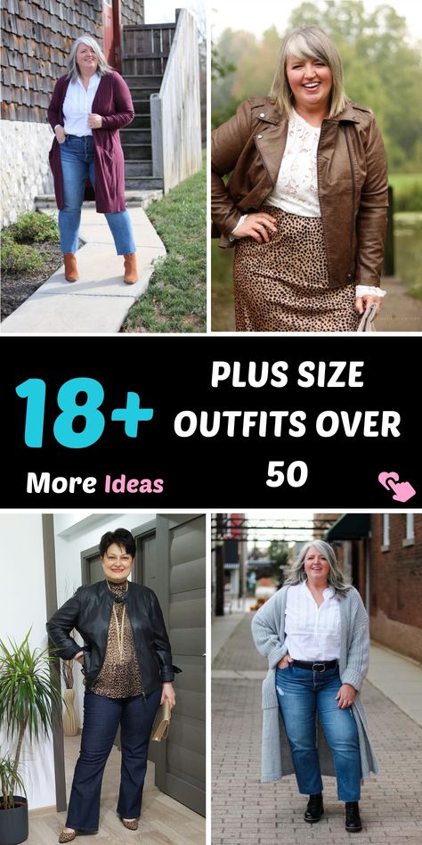 Elevate your fashion game with timeless plus-size ensembles tailored for chic women in their 50s! Celebrate your figure by choosing well-fitted garments like high-waist trousers, wrap dresses, and structured blazers to enhance your silhouette graciously. Flaunt a sophisticated style that radiates elegance and confidence. Fashion For Plus Size Women Over Fifty, Plus Size Over 50 Outfits, Plus Size Clothes For Women Over 50, Over 50 Plus Size Womens Fashion, Winter Work Outfits For Women Plus Size, Plus Size Over 50 Fashion, Plus Size Pants Outfits Dressy, Over 60 Fashion Petite, Plus Size Casual Work Outfits