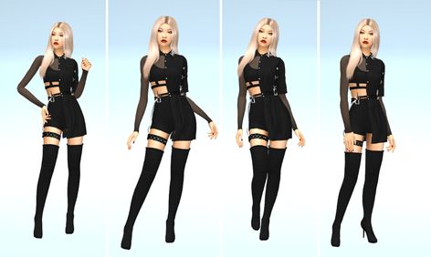 K-Pop Fashion Trends on TSR - The Sims Resource - Blog Sims 4 Barbie Cc, Blue Blazer Outfit, Flower Outfit, K Pop Fashion, Sport Casual Outfit, Kpop Clothes, Barbie Hairstyle, Chic Winter Outfits, Fashion People