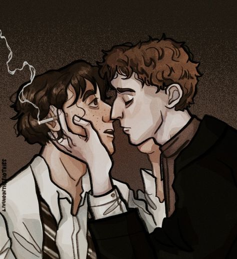 Richard Papen And Francis Abernathy, Francis And Richard, The Secret History Fanart, Kill Your Darlings, Dead Poets Society, Dark Heart, The Secret History, Book Memes, Book Shelf