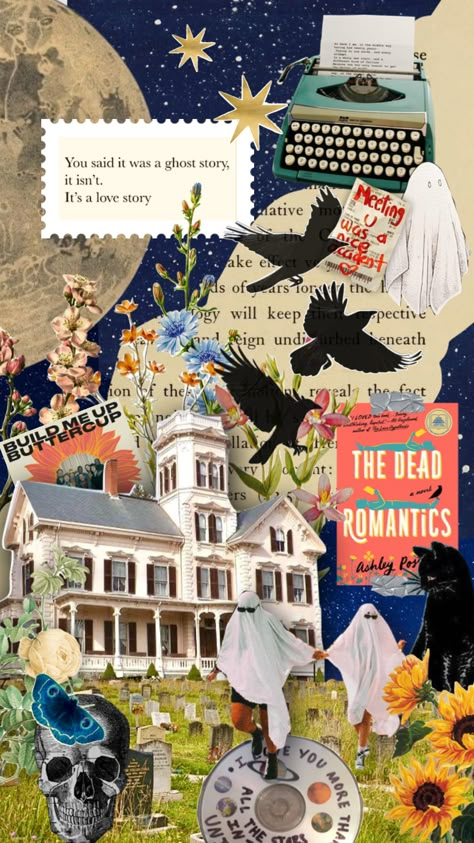 Created by limmadi8 on Shuffles Dead Romantics Ashley Poston, The Dead Romantics Aesthetic, The Dead Romantics, Ashley Poston, Book Wallpapers, Book Vibes, Collage Book, Book Haul, Reading Area