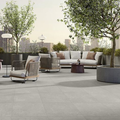 These concrete-look pavers feature an elegantly rugged design, with all the benefits that come with a porcelain product. Shop our porcelain pavers today! Pool Decking, Porcelain Pavers, Deck Tiles, Classic Gray, Custom Mosaic, Mosaic Pool, Fire Clay, Adhesive Tiles, Paver Patio