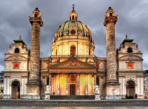 Church of St. Charles Borromeo | by MarkE_T St Charles Borromeo, Saint Charles Borromeo, Baroque Church, Travel Germany, St Charles, Meat And Cheese, Baroque Style, Saint Charles, Baroque Fashion