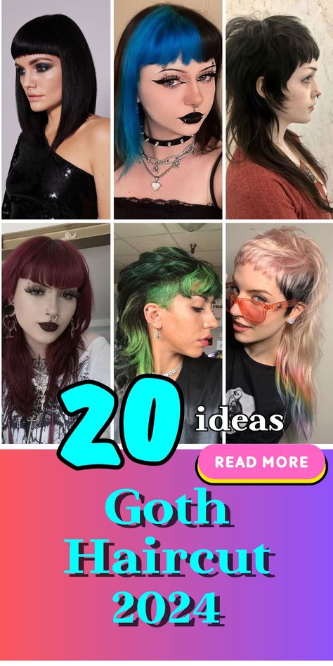 Dive into 2024's goth haircut trends with our expert roundup. Discover styles that blend the mysterious allure of gothic fashion with modern cuts, from the audacious short undercuts to the bewitching long waves, tailored for your unique expression Edgy Haircuts For Straight Hair, Lydia Deetz Bangs, Goth Haircuts For Round Faces, Unique Hairstyles For Medium Hair, Medium Length Punk Hairstyles, Soft Goth Hair, Medium Alt Haircuts, Long Queer Haircuts, Alternative Haircuts Long