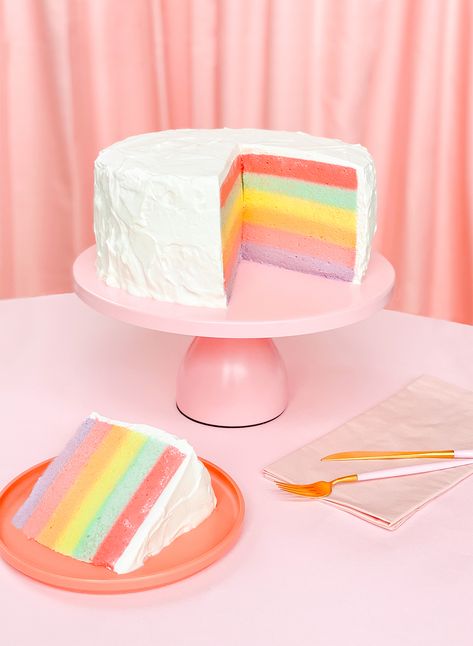 Vintage Recipes: Rainbow Jello Cake Layer Jello, Rainbow Jello, Layered Jello, Candy Balloons, Jello Cake, Creative Brands, Mothers Day Cake, Vintage Dessert, Jello Recipes