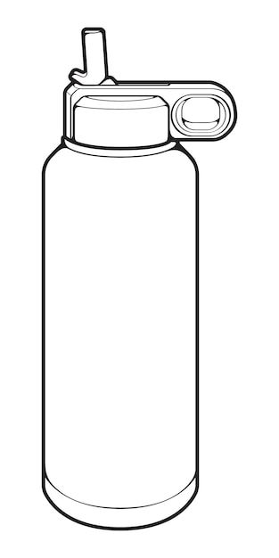 Premium Vector | Tumbler bottle line art style tumbler bottle tumbler bottle illustration Vector Line bottle illustration Modern bottle Bottle concept tumbler bottle line art for training Bottle Doodle Art, How To Draw A Bottle, Water Bottle Sketch, Water Bottle Design Sketch, Water Bottle Illustration, Bottle Vector, Water Bottle Drawing, Tumbler Drawings, School Water Bottles