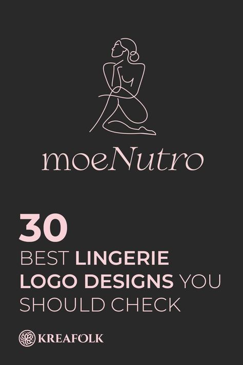 Lingerie is not about seducing men; it's about embracing womanhood. Check out some of the best lingerie logo design ideas to inspire your projects! Lingerie Logo Ideas, Lingerie Branding, Check Logo, Creative Logos, Logo Samples, Luxury Logo Design, Logo Design Ideas, Typographic Logo, Feminine Logo