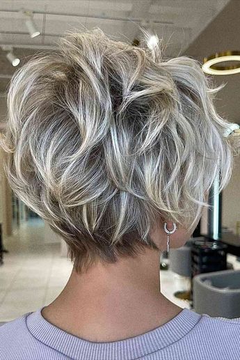 The Long Champagne Blonde Pixie Cut is a trendy and chic hairstyle that features a longer length on top with a shorter, edgy cut on the sides and back. This stunning look is perfect for those who want to make a bold statement with their hair. Click to see more inspiring long pixie cut ideas for 2023 and follow us for more. // Photo Credit: Instagram @mila_kryshchykhina Long Sleek Hair, Longer Pixie Haircut, Stacked Hair, Bob Hairstyles For Thick, Pixie Haircut For Thick Hair, Messy Short Hair, Short Hairstyles For Thick Hair, Edgy Short Hair, Long Pixie