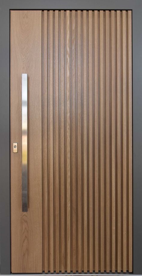 Wooden Gate Designs, Tor Design, Pintu Interior, House Front Door Design, Modern Wooden Doors, House Main Door Design, Single Door Design, Front Door Design Wood, Wooden Front Door Design