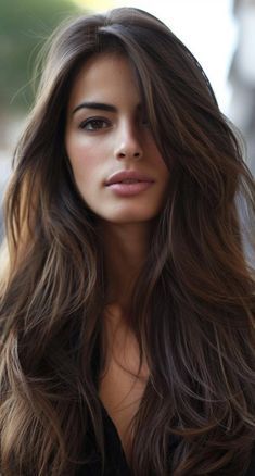 Brown Hair Long Layers Face Frame, Crown Layers Long Hair, Lots Of Layers Haircut, Face Framing Layers Long Hair Side Part, Super Long Hair With Layers, Long Haircuts With Layers, Bianca Umali, Long Haircuts For Women, Long Hair Brunette