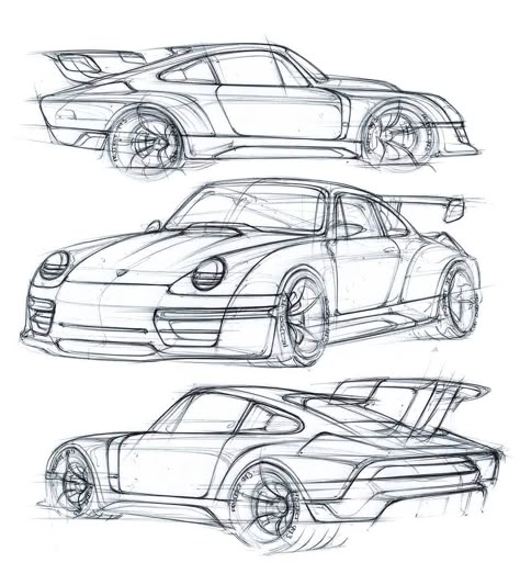 The Sketch Archive on Instagram: “Quick lines ✏🏎 • • • • • Credits: @mattparsons_sa • • • • • Some quick 993 sketches. A mix between RWB and the 935 revival. Planning to…” Car Drawing Pencil, Different Cars, Cars Design, Auto Design, Car Drawing, Cool Car Drawings, Tech Art, Car Designs, Industrial Design Sketch