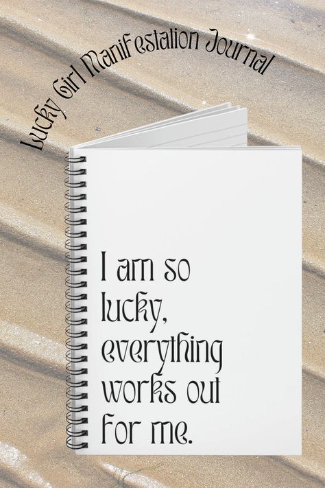 Attract abundance with our Lucky Girl Manifestation Journal. This powerful tool features goal-setting prompts, uplifting quotes, and plenty of writing space. Made with high-quality materials, it's perfect for transforming your life. Order yours today! #ManifestationJournal #LawOfAttraction #LuckyGirl #GoalSetting #EtsyShop Setting Prompts, Lucky Girl Syndrome, Attract Abundance, Writing Space, Manifestation Journal, Lucky Girl, Uplifting Quotes, Transform Your Life, Goal Setting