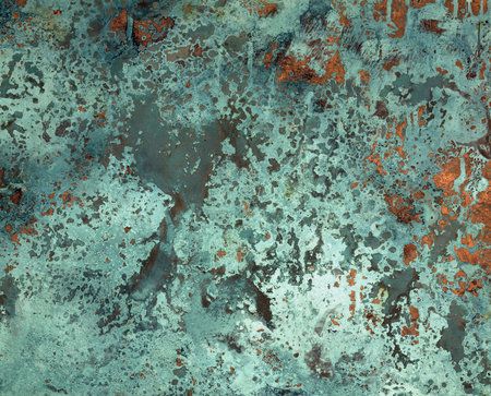 oxidized copper Rust And Teal Wedding, Bone Doctor, Copper Colour Palette, Tin Backsplash Kitchen, Honeycomb Backsplash, Trendy Kitchen Backsplash, Copper And Turquoise, Greenish Blue Color, Shiplap Backsplash