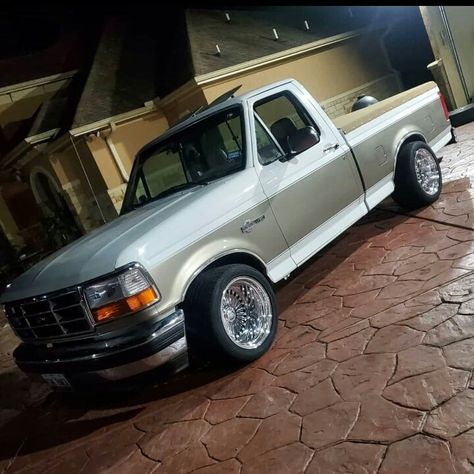 Lowered Obs Ford, Obs F150, Ford F150 Custom, Custom Ford Trucks, Obs Ford, Ford Lightning, Fords 150, Single Cab Trucks, Ford Diesel