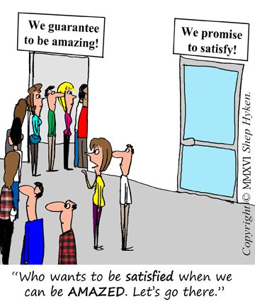 Customer Satisfaction Is the Enemy of Exceptional Customer Service Customer Satisfaction Quotes, Satisfaction Quotes, Branding Images, Business Cartoons, Work Quotes Inspirational, Leadership Management, Social Business, The Ugly Truth, Lost Money