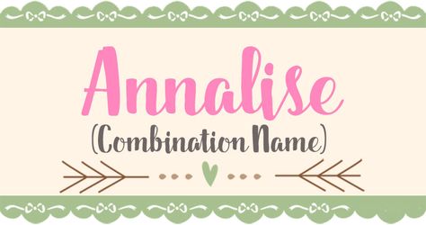 All about the name Annalise: Meaning, origin, and popularity of Annalise. What does Annalise mean? Click for more information about the name Annalise and thousands of other baby names. Annalise Name Meaning, Female Names, Name Meaning, Baby Name, Names With Meaning, Baby Things, Girl Names, Company Names