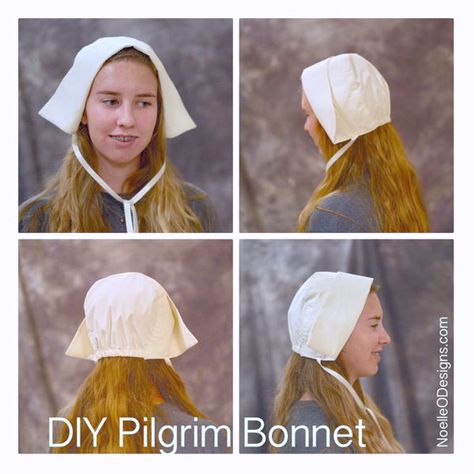 9 FREE PILGRIM HAT and bonnet templates. I searched the web and found 9 excellent DIYS on how to make a paper or fabric Thanksgiving pilgrim hat. Craft them out of Felt, fabric or paper and paper plates. Girl or boy hats. by Press Print Party! #pilgrimhat #thanksgiving #costume Pilgrim Bonnet, Diy Bonnet, Indian Headband, Pilgrim Costume, Hat Template, Sewing Hats, Pilgrim Hat, Sewing Templates, Bonnet Pattern