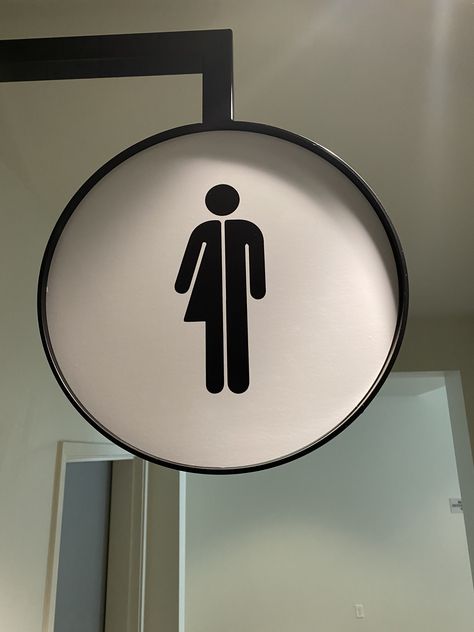 Wc Sign Design, Gender Neutral Toilet Signs, Wc Signage, Rest Room Signage Toilet Signs, Gender Signs, Papaya Juice, Bathroom Signage, Zoo Signage, Unisex Toilet Sign