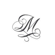 Fancy Letter M, Fancy M, Wedding Monograms, Fancy Writing, M Tattoos, Copperplate Calligraphy, Monogram Wedding Invitations, Floral Doodle, Tattoo Lettering Fonts