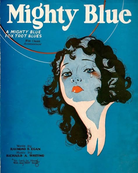 I’m so into these artistic vintage 20s magazine covers 💙 ... . . . . . . . #magazine #retrostyle #sadgirl #vintageblog #style #vintage… Music Cover, Vintage Sheet Music, Music Covers, Vintage Illustration, Vintage Art, Art Style, Sheet Music, Art Inspo, Illustration Art