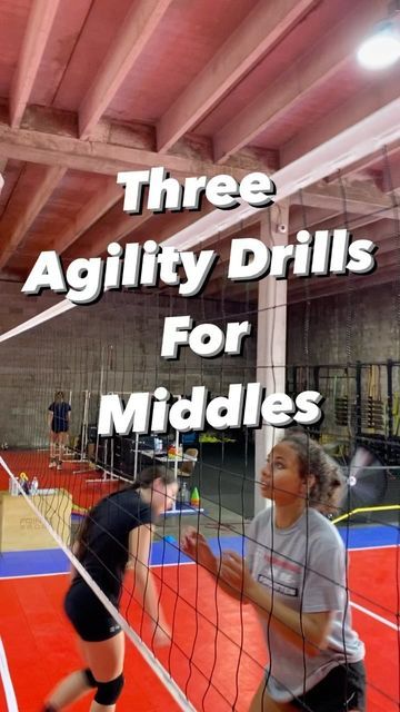 Drills For Middle Hitters, Middle Volleyball Drills, Volleyball Hitting Box Diy, Volleyball Drills For Hitters, Middle Blocker Volleyball Drills, Volleyball Agility Drills, Middle Hitter Volleyball Drills, Volleyball Hitter Workout, Middle Hitter Volleyball