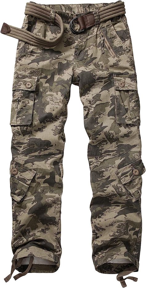 AKARMY Women's Hiking Cargo Pants Parachute Pants for Women Outdoor Casual Trip Camo Pants with Pockets Womens Cargo Pants, Cargo Pants Outfit Men, Camo Pants Outfit, Cargo Pants With Pockets, Womens Cargo, Ripstop Pants, Hiking Pants Women, Carpenter Work, Pants Outfit Men