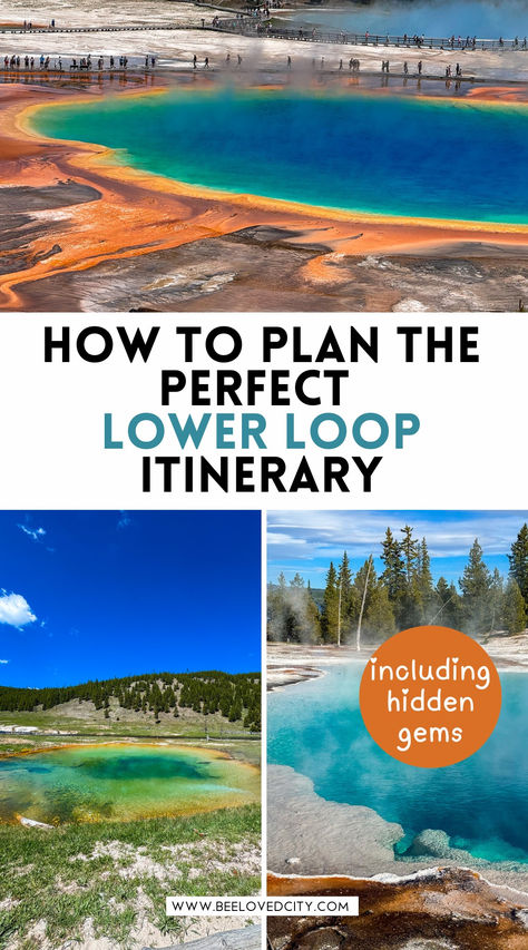 Planning a Yellowstone vacation? This Lower Loop itinerary is your guide to the most iconic sights in the park, including must-see spots like Old Faithful, the Grand Prismatic Spring, and Yellowstone Lake. Discover the best things to do, tips for navigating with a Yellowstone map, and how to make the most of your Wyoming or Montana trip. Get ready for an unforgettable national park adventure! 🏞️✨ #YellowstoneNationalPark #LowerLoopItinerary #WyomingTravel Map Of Yellowstone National Park, West Entrance Yellowstone, Yellowstone National Park Itinerary, Yellowstone Vacation Planning, Wyoming Trip, Yellowstone Lake, West Yellowstone Montana, Yellowstone Map, Montana Trip