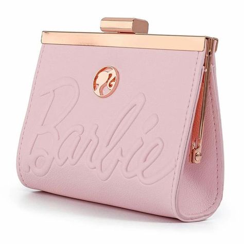 Loungefly Purse, Barbie Logo, Rose Gold Logo, Modern Pinup, Gold Wallet, Pink Accessories, Purse Gift, Clothing Gifts, Pink Purse