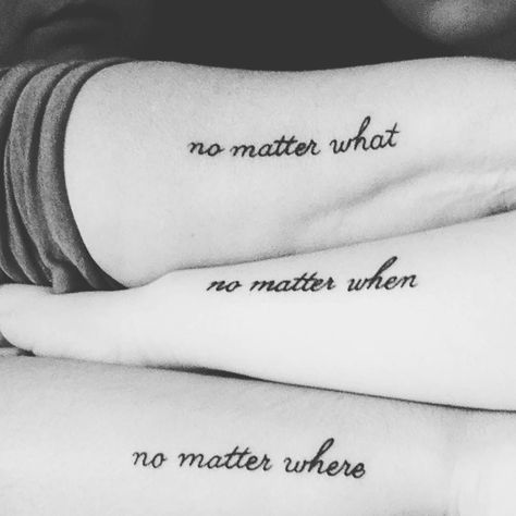 Matching Bff Tattoos, Cousin Tattoos, Mom Daughter Tattoos, Matching Friend Tattoos, Matching Best Friend Tattoos, Bestie Tattoo, Matching Sister Tattoos, Men Tattoos, Sibling Tattoos