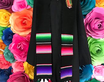 Graduation Mexican, Flower Child Hair, Mexican Graduation, Graduation Sash, Hippie Baby, Fiesta Theme Party, Graduation Stole, 2024 Graduation, Class Of 2024