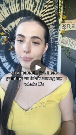 How To Paint Clothes With Acrylic, Acrylic Painting On Clothes, Paint On Clothes, Painting On Clothes, Craft Hacks, Painting Hacks, Painting Fabric, Clothes Hacks, Random Inspiration