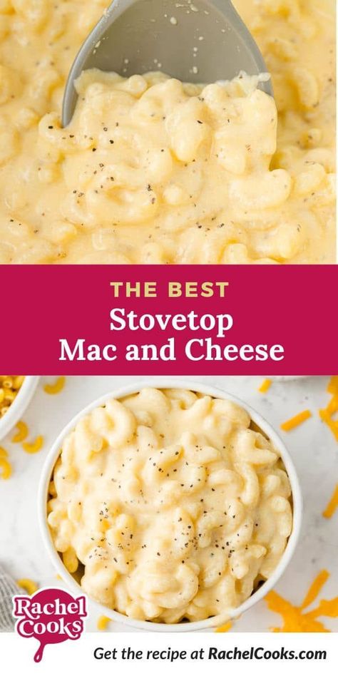 Put away the box! This stovetop mac and cheese takes just a little more time but the results are so worth it: creamy, cheesy, and all-around irresistible. Stove Top Mac And Cheese, Quick Mac And Cheese, White Mac And Cheese, Easy Mac N Cheese Recipe, Truffle Mac And Cheese, Easy Mac N Cheese, Best Macaroni And Cheese, Cheesy Mac And Cheese, Stovetop Mac And Cheese