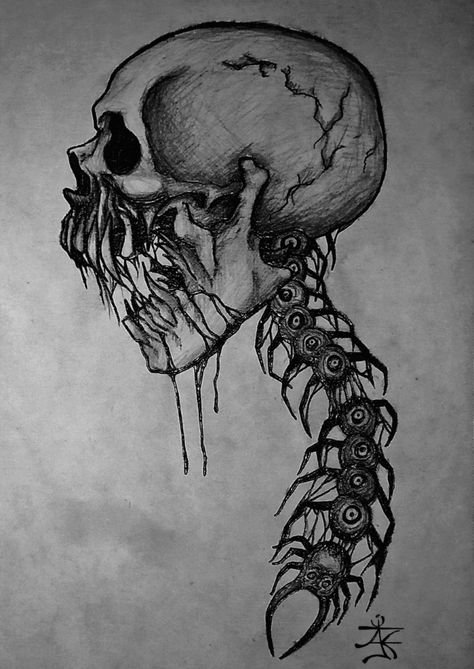 Skull Jellyfish, Skeleton Head Drawing, Jellyfish Tattoo, Skeleton Head, Drawing Heads, Art Class, Jellyfish, Art Classes, Skeleton