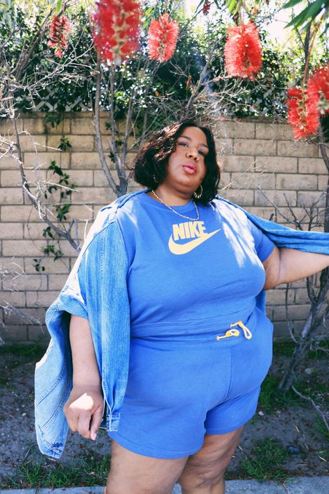 PLUS SIZE’S AT NIKE HAVE NEVER BEEN THIS GOOD | And I Get Dressed | Bloglovin’ Plus Size Sporty Outfits, Plus Size Cocktail, Inclusive Fashion, Curvy Style, Plus Size Cocktail Dresses, Hottest Fashion Trends, Black Women Fashion, Fashion Mistakes, Sporty Outfits