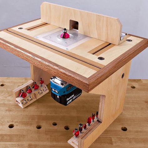 Mini Router Table Trimmer Table | router | Mini Router Table Trimmer Table | By DIY & Crafts Wood Router Ideas, Router Table Diy, Wood Router Table, Homemade Router Table, Build A Router Table, Router Table Top, Benchtop Router Table, Router Table Plans, Diy Router Table