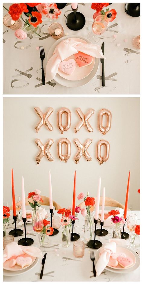 Valentines Night With Kids, Crafts For Galentines Party, Valentines Day Party Decorations Diy, Teen Galentines Party, Gal-entines Day Party Ideas, Valentine Bachelorette Party, Valentines Girls Night Party Ideas, Adult Valentines Party Ideas, Valentines Banquet Ideas Church