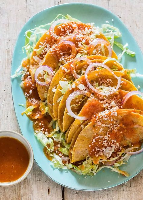 Tacos Dinner, Mexican Potatoes, Pizza Taco, Taco Pasta Salad, Fried Tacos, Hispanic Recipes, Chorizo And Potato, Recipes With Flour Tortillas, Tacos Dorados