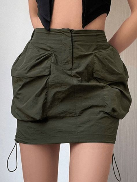 2023 Buy Green Parachute Mini Skirt under US$37 in Skirts Online Store. Free Shipping with US$69+. Check reviews and buy it today. Style: Casual, Street, Y2K, Punk, Vintage, Hip Pop, Sweet Fabric Content: Polyester, Spandex Fit Type: Regular fit Length: Above Knee #y2k #retro #aesthetic #cargo #vintage #vintagestyle #backtoschool #backtoschooloutfits #firstdayofschooloutfit #spring #summer #summerstyle #streetstyle #outfits #ootd #trendyoutfits #fashionista #casualoutfits Parachute Skirt, Street Y2k, Mini Tube Dress, Y2k Punk, Punk Vintage, Bodycon Maxi Dresses, Skirts Online, Puffed Sleeves Dress, Strapless Mini Dress