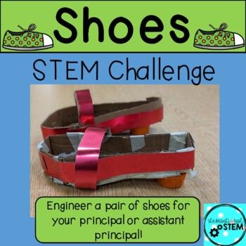 Looking for a great activity for teaching the Engineering Design Process, Fairy Tale Unit, or just as a fun STEM Challenge?  Then this is the perfect STEM challenge for you!!  With this fun STEM Challenge, children are asked to engineer a pair of shoes for your principal or assistant principal.   This lesson starts with reading the classic story of The Elves and the Shoemaker.  This book had really detailed shoes that you could use to show the students examples of the various types of shoes that Elementary Stem Challenges, Fall Stem Challenges, Detailed Shoes, Steam Activities Elementary, Storybook Village, Engineering Design Challenge, Elementary Stem Activities, Steam Challenges, Steam Ideas