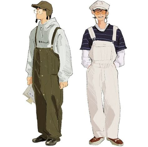 Character Clothing Design Male, Overalls Outfit Drawing, Pick Your Outfit, Peony Aesthetic, Street Outfits, Art Outfit, Aesthetic Streetwear, Kawaii Style, Concept Art Character