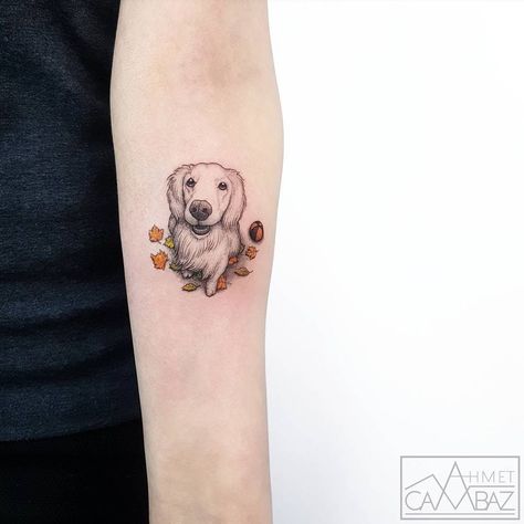 Minimalist Cat Tattoo, Boys With Tattoos, Tattoo Animal, Tattoo Dog, Subtle Tattoos, Dog Tattoo, Nature Tattoos, Dog Tattoos, Foot Tattoos