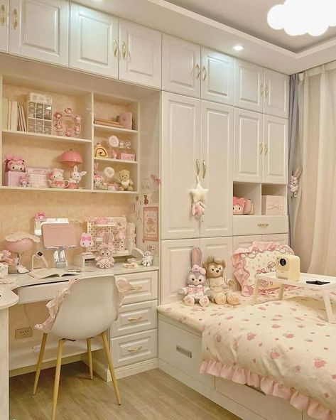 Mao Sophearath Room Organization Bedroom, Dream Bedroom Inspiration, Beautiful Bedroom Decor, Cute Bedroom Ideas, Room Redesign, Study Room Decor, Cute Bedroom Decor, Room Renovation, Dream House Rooms