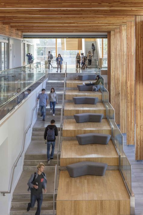 Gallery of Orchard Commons, University of British Columbia / Perkins+Will - 14 Landscape Stairs, Commercial And Office Architecture, Stairs Architecture, Modern Architecture Building, University Of British Columbia, Architecture Landscape, Landscape Architects, Modern Architecture House, House Architecture Design