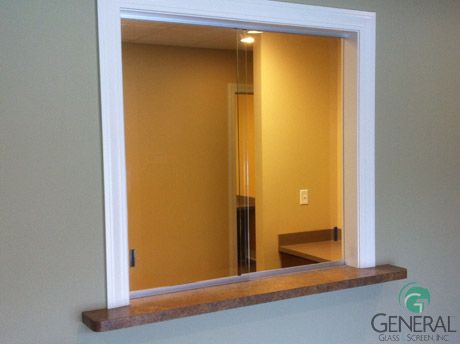 glass reception window | Receptionist Windows Reception Window Design, Reception Window, Preschool Office, Receptionist Design, Glass Reception, Office Reception Counters, Spa Design Interior, Childcare Facility, Kitchen Nook Bench