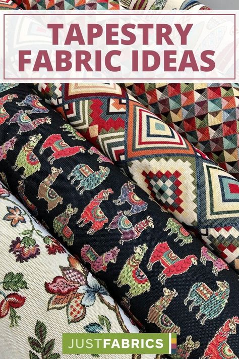 Tapestry Fabric Ideas, Tapestry Upholstery Fabric, Tapestry Fabric Upholstery, Boho Upholstery Fabric, Tapestry Curtains, Aztec Fabric, Curtains And Blinds, Paisley Fashion, Upholstery Diy