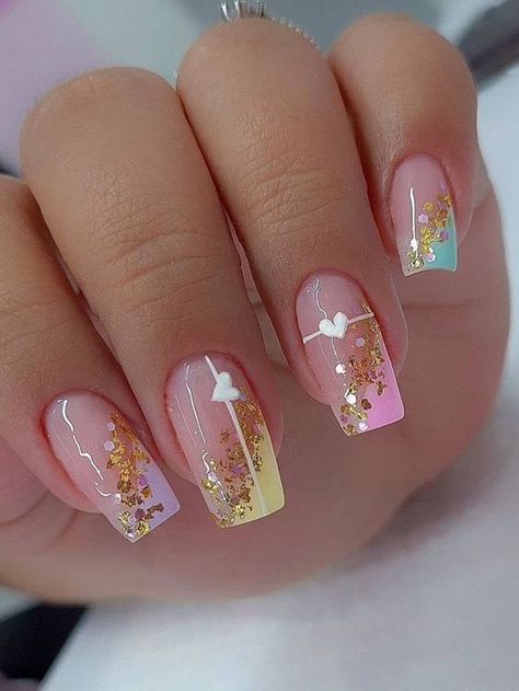 Nail Shapes Square, Nail French, Fake Nail Tips, Butterfly Nail Designs, Latest Nail Trends, Nail Tip, Red Nail Designs, Blue Nail Designs, Fake Nail