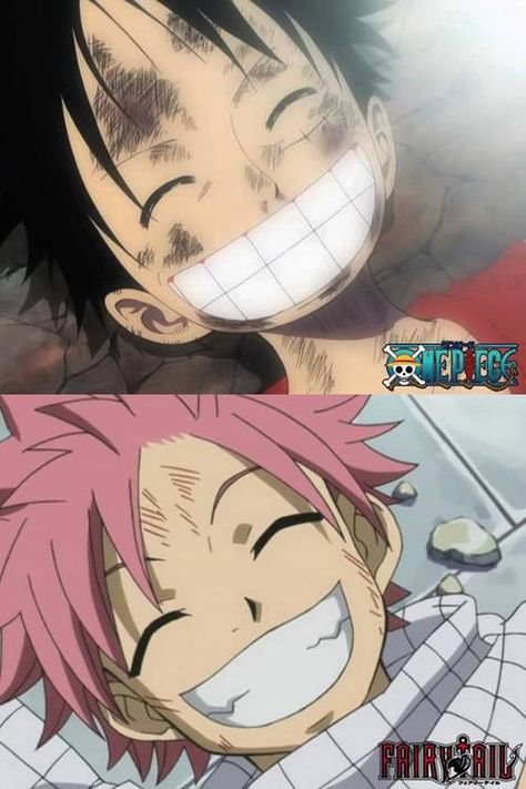 #big #smile #fairytail #onepiece #natsu #lupi The Familiar Of Zero, Fairytail Anime, Natsu Fairy Tail, Same Energy, Fairy Tail Anime, One Piece Luffy, Anime Crossover, Monkey D Luffy, I Love Anime