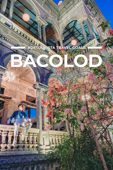 BEST PLACES TO VISIT IN BACOLOD for first-timers #detourista ... Where to go in Bacolod? What to do in Bacolod? Achieve your travel goals with this list of beautiful destinations, things to do in Bacolod, must-visit places, Bacolod tourist spots, Bacolod attractions & more. #travel #travelblog #wanderlust #beautifuldestinations #placestovisit #bacolod #bacolodtravel #philippines #philippinestravel #asia #asiatravel #southeastasia #southeastasiatravel #bacolod #bacolodcity #negrosoccidenta Bacolod City Aesthetic, Bacolod Philippines, 2023 Bucketlist, Philippines Destinations, Victoria City, Filipino Architecture, Bacolod City, Mindoro, Bacolod